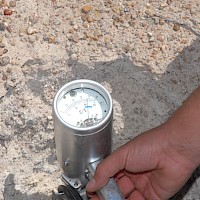 Scintillometer reading from Anit