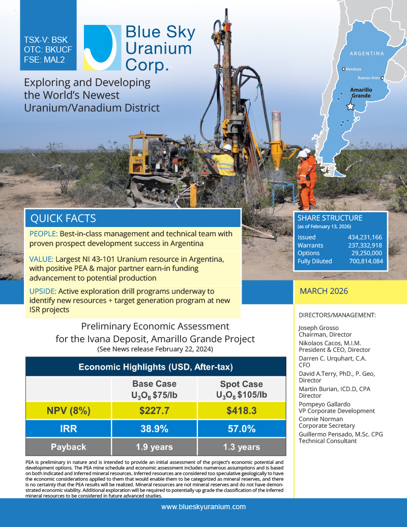 Corporate Fact Sheet - March 2026