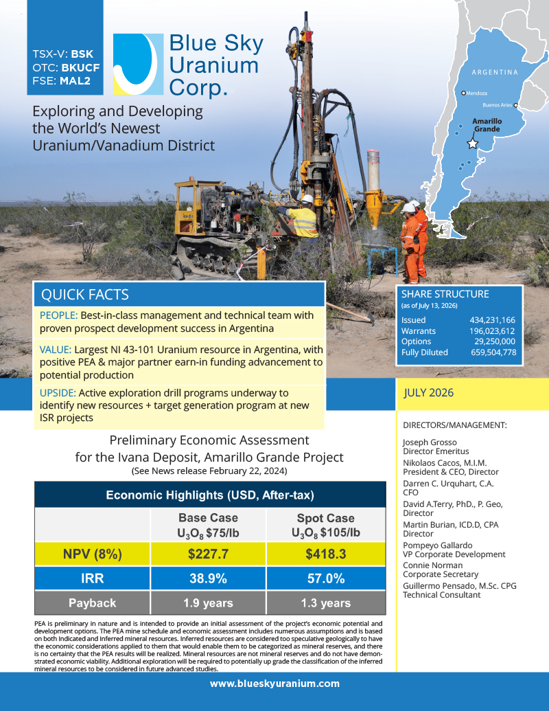 Corporate Fact Sheet - July 2026